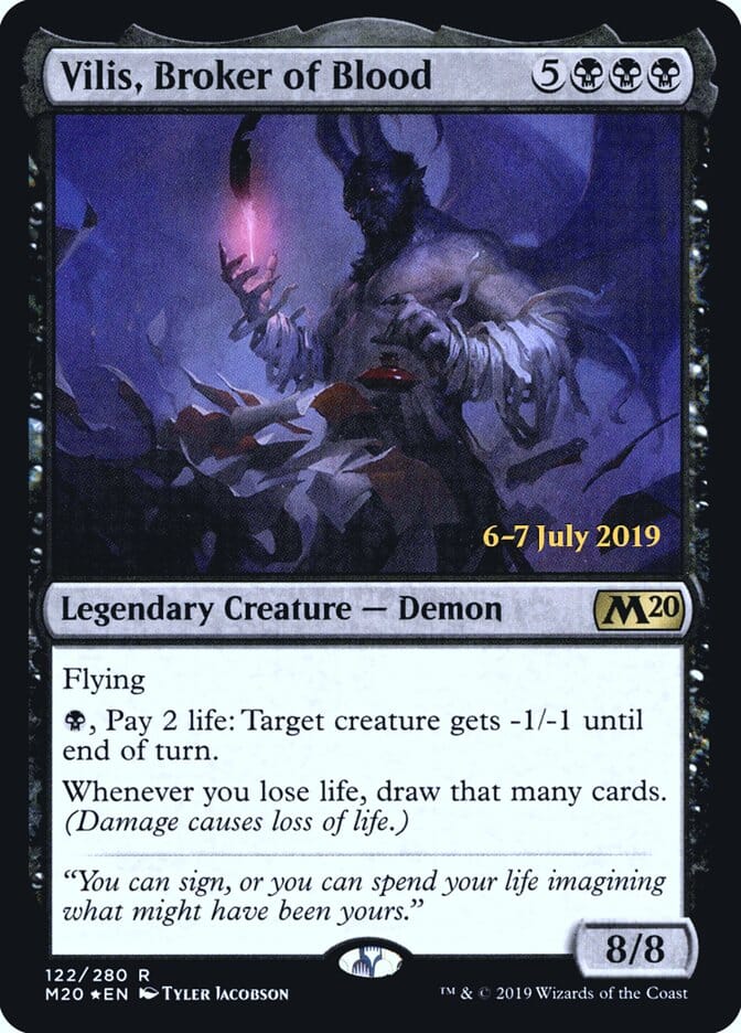 Vilis, Broker of Blood [Core Set 2020 Prerelease Promos] MTG Single Magic: The Gathering  | Multizone: Comics And Games