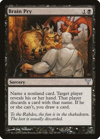 Brain Pry [Dissension] MTG Single Magic: The Gathering  | Multizone: Comics And Games