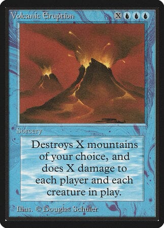 Volcanic Eruption [Limited Edition Beta] MTG Single Magic: The Gathering  | Multizone: Comics And Games