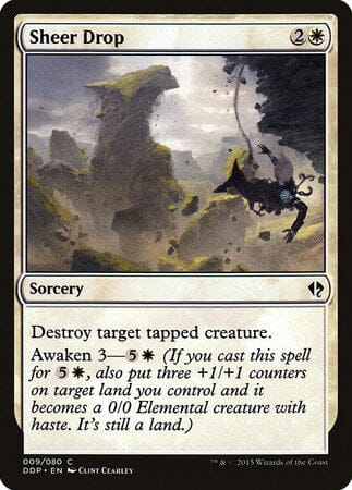 Sheer Drop [Duel Decks: Zendikar vs. Eldrazi] MTG Single Magic: The Gathering  | Multizone: Comics And Games
