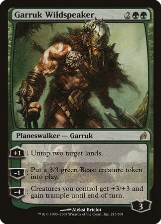 Garruk Wildspeaker [Lorwyn] MTG Single Magic: The Gathering  | Multizone: Comics And Games