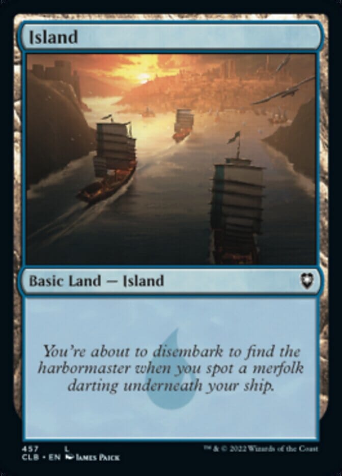 Island (457) [Commander Legends: Battle for Baldur's Gate] MTG Single Magic: The Gathering  | Multizone: Comics And Games