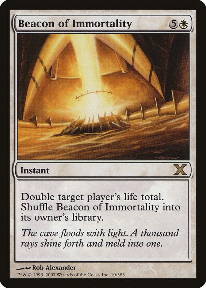 Beacon of Immortality [Tenth Edition] MTG Single Magic: The Gathering  | Multizone: Comics And Games