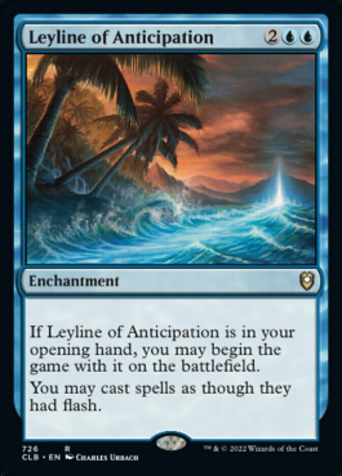Leyline of Anticipation [Commander Legends: Battle for Baldur's Gate] MTG Single Magic: The Gathering  | Multizone: Comics And Games