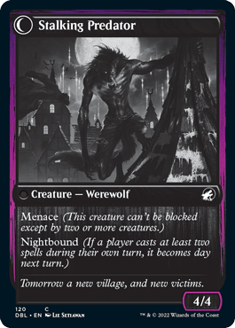 Shady Traveler // Stalking Predator [Innistrad: Double Feature] MTG Single Magic: The Gathering  | Multizone: Comics And Games