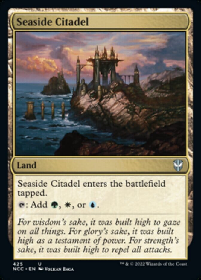 Seaside Citadel [Streets of New Capenna Commander] MTG Single Magic: The Gathering  | Multizone: Comics And Games