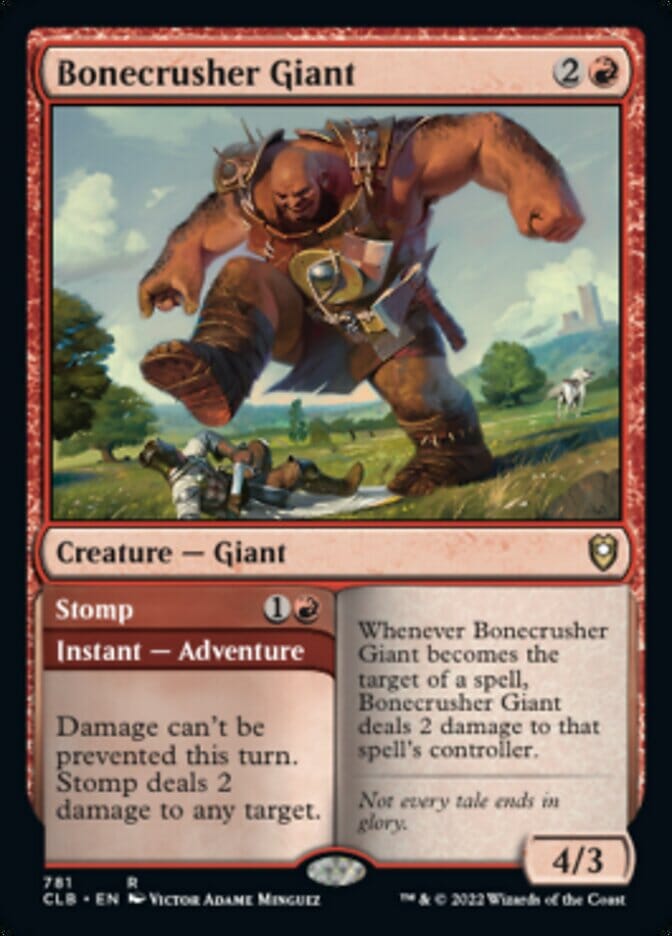 Bonecrusher Giant // Stomp [Commander Legends: Battle for Baldur's Gate] MTG Single Magic: The Gathering  | Multizone: Comics And Games