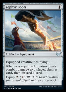 Zephyr Boots [Strixhaven: School of Mages] MTG Single Magic: The Gathering  | Multizone: Comics And Games