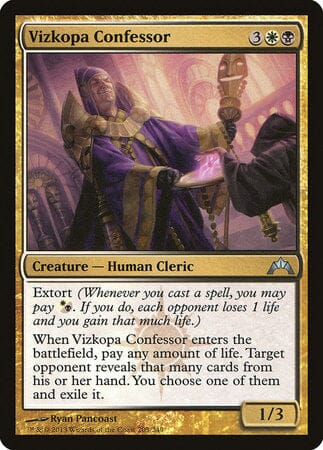 Vizkopa Confessor [Gatecrash] MTG Single Magic: The Gathering  | Multizone: Comics And Games