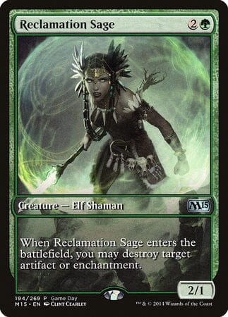 Reclamation Sage [Magic 2015 Promos] MTG Single Magic: The Gathering  | Multizone: Comics And Games