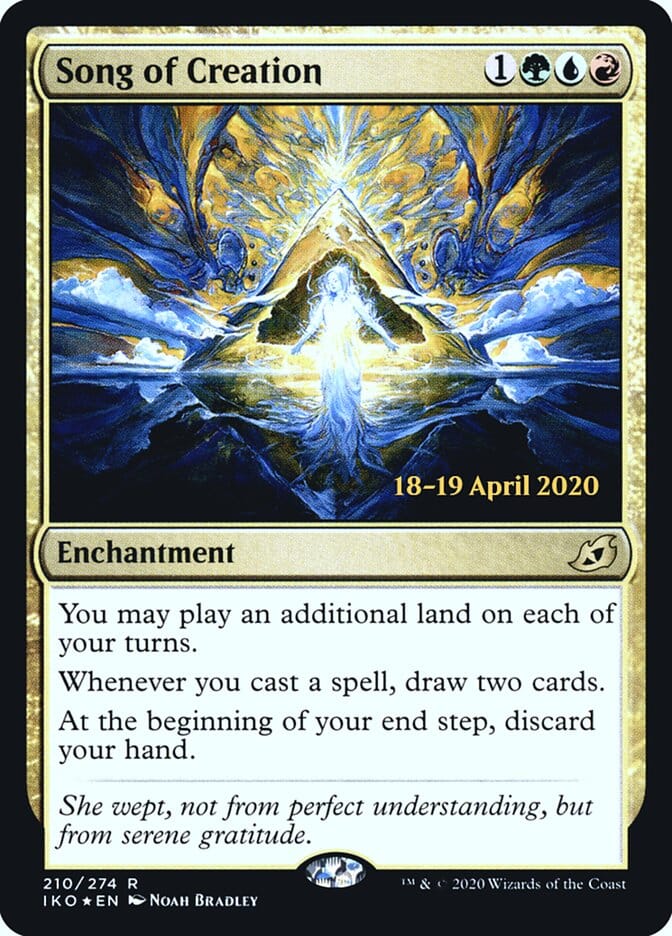 Song of Creation [Ikoria: Lair of Behemoths Prerelease Promos] MTG Single Magic: The Gathering  | Multizone: Comics And Games
