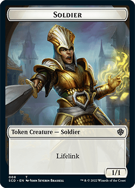 Saproling // Soldier Double-Sided Token [Starter Commander Decks] MTG Single Magic: The Gathering  | Multizone: Comics And Games