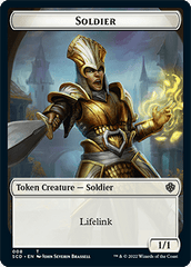 Saproling // Soldier Double-Sided Token [Starter Commander Decks] MTG Single Magic: The Gathering  | Multizone: Comics And Games