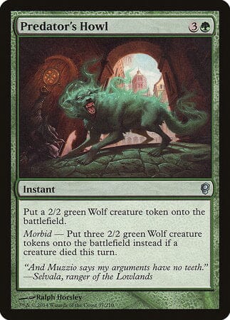 Predator's Howl [Conspiracy] MTG Single Magic: The Gathering  | Multizone: Comics And Games