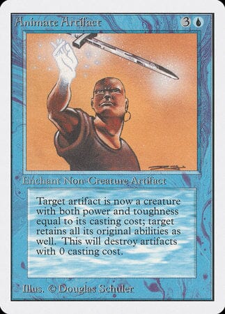 Animate Artifact [Unlimited Edition] MTG Single Magic: The Gathering  | Multizone: Comics And Games