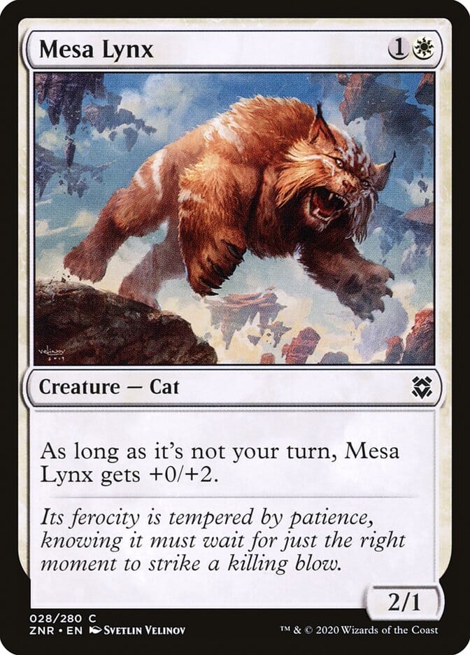 Mesa Lynx [Zendikar Rising] MTG Single Magic: The Gathering  | Multizone: Comics And Games