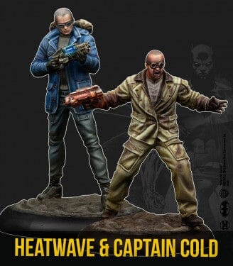 CAPTAIN COLD & HEATWAVE Batman Miniature Game Knight Models  | Multizone: Comics And Games