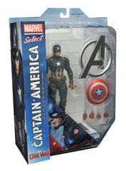 Action Figure (Marvel Select) Figurines Multizone Captain America  | Multizone: Comics And Games