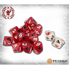 Carnevale Dice Miniatures|Figurines Multizone Red  | Multizone: Comics And Games