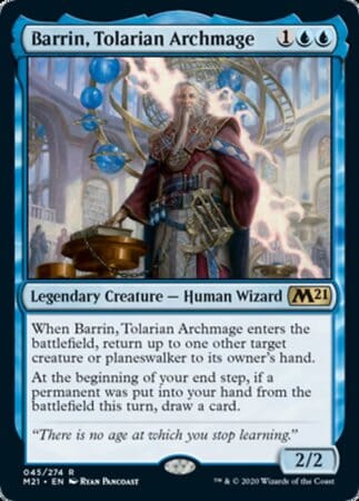 Barrin, Tolarian Archmage [Core Set 2021] MTG Single Magic: The Gathering  | Multizone: Comics And Games