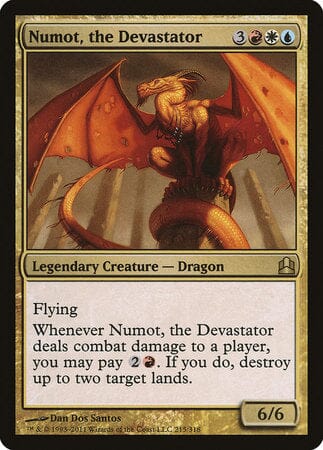 Numot, the Devastator [Commander 2011] MTG Single Magic: The Gathering  | Multizone: Comics And Games