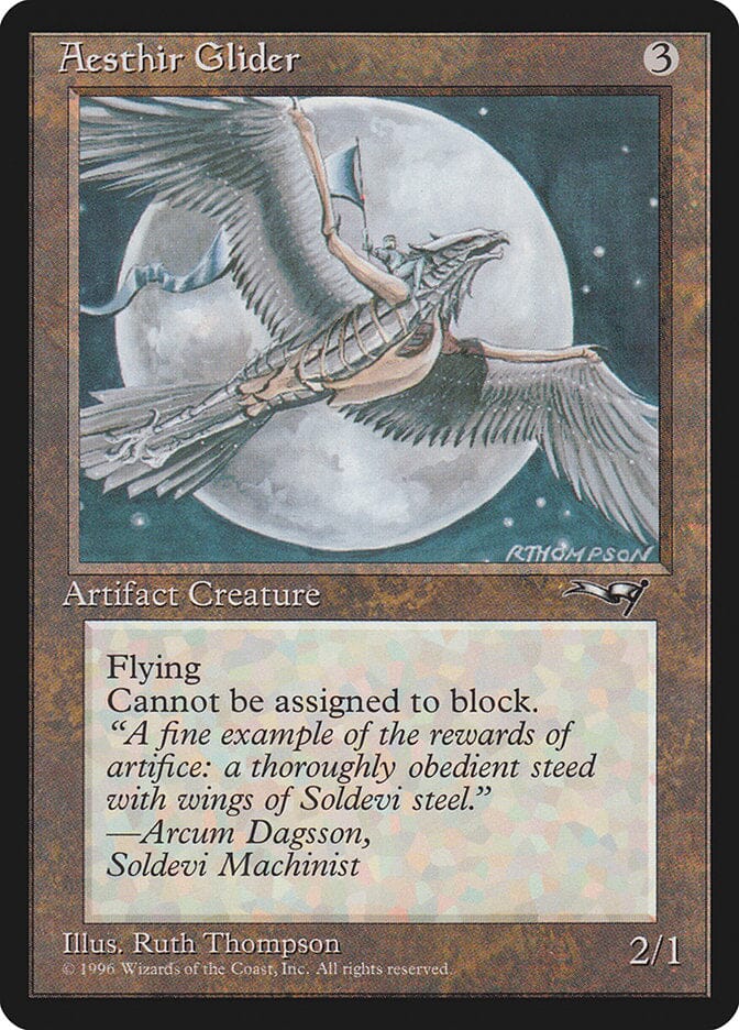 Aesthir Glider (Solo Rider) [Alliances] MTG Single Magic: The Gathering  | Multizone: Comics And Games