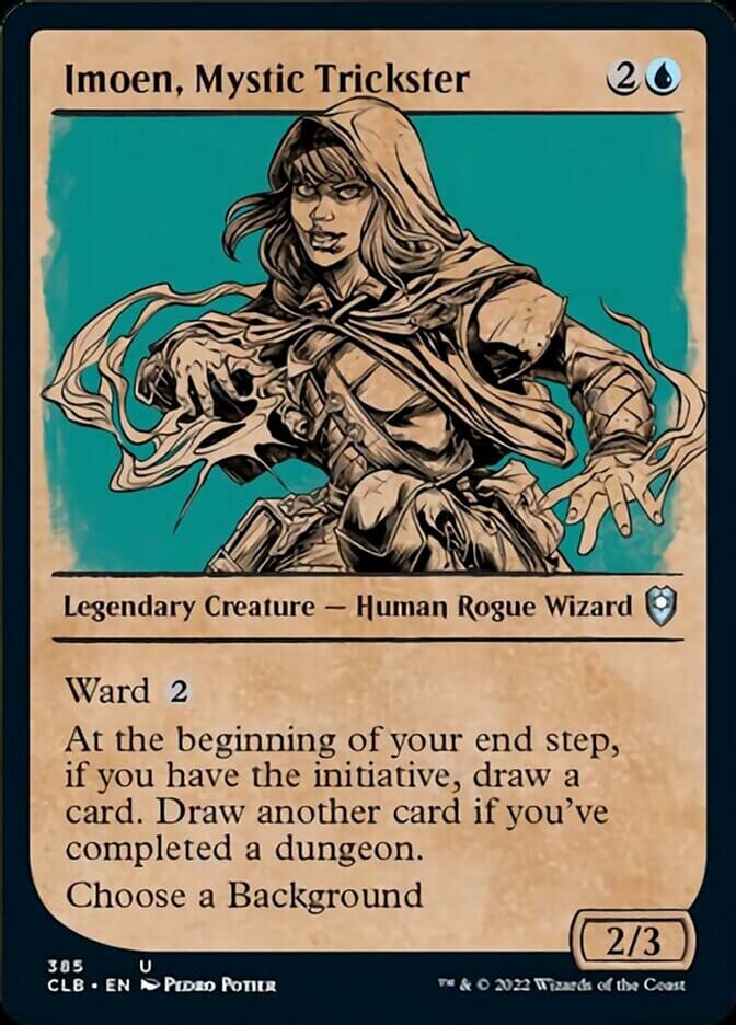 Imoen, Mystic Trickster (Showcase) [Commander Legends: Battle for Baldur's Gate] MTG Single Magic: The Gathering  | Multizone: Comics And Games