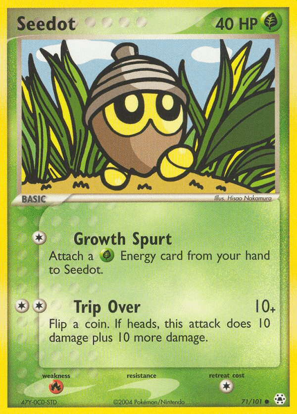 Seedot (71/101) [EX: Hidden Legends] Pokemon Single Pokémon  | Multizone: Comics And Games