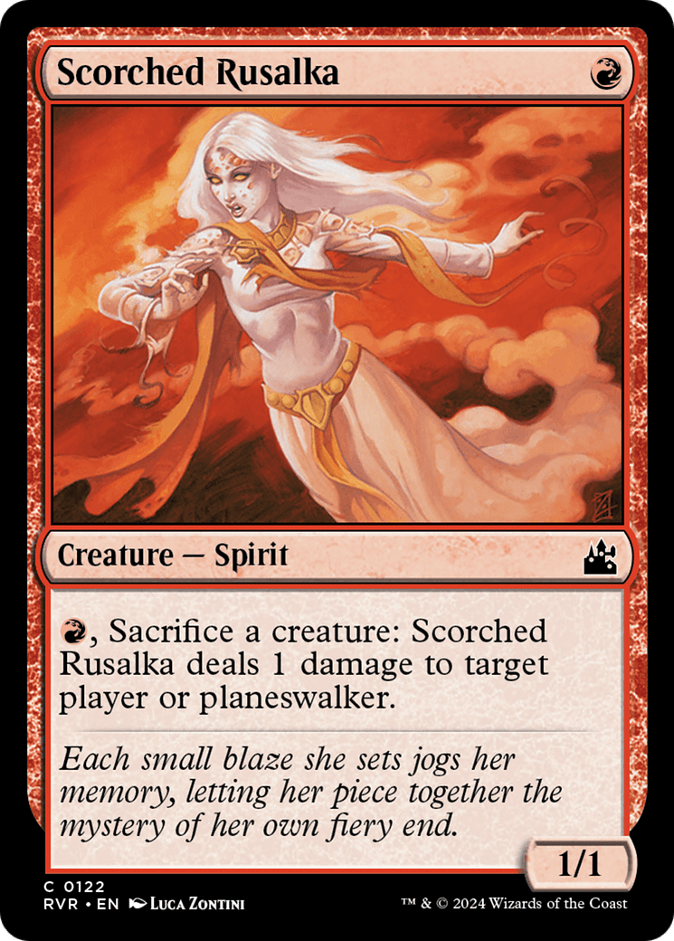 Scorched Rusalka [Ravnica Remastered] MTG Single Magic: The Gathering  | Multizone: Comics And Games