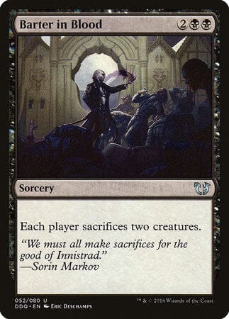 Barter in Blood [Duel Decks: Blessed vs. Cursed] MTG Single Magic: The Gathering  | Multizone: Comics And Games