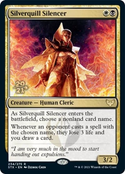 Silverquill Silencer [Strixhaven: School of Mages Prerelease Promos] MTG Single Magic: The Gathering  | Multizone: Comics And Games