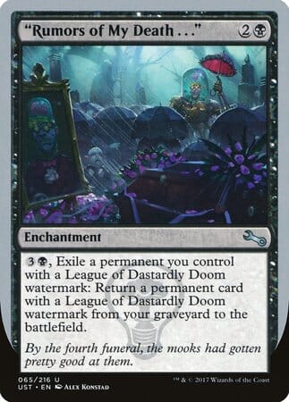 "Rumors of My Death..." [Unstable] MTG Single Magic: The Gathering  | Multizone: Comics And Games