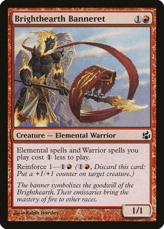 Brighthearth Banneret [Morningtide] MTG Single Magic: The Gathering  | Multizone: Comics And Games