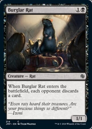 Burglar Rat [Jumpstart] MTG Single Magic: The Gathering  | Multizone: Comics And Games