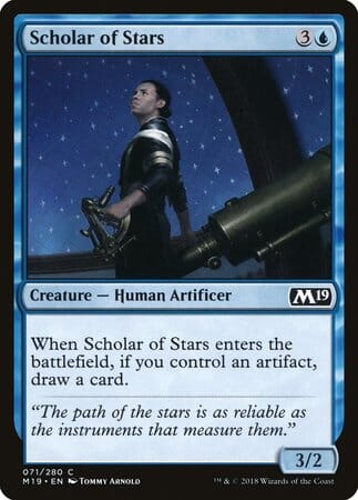 Scholar of Stars [Core Set 2019] MTG Single Magic: The Gathering  | Multizone: Comics And Games