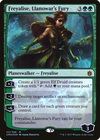 Freyalise, Llanowar's Fury [Commander Anthology] MTG Single Magic: The Gathering  | Multizone: Comics And Games