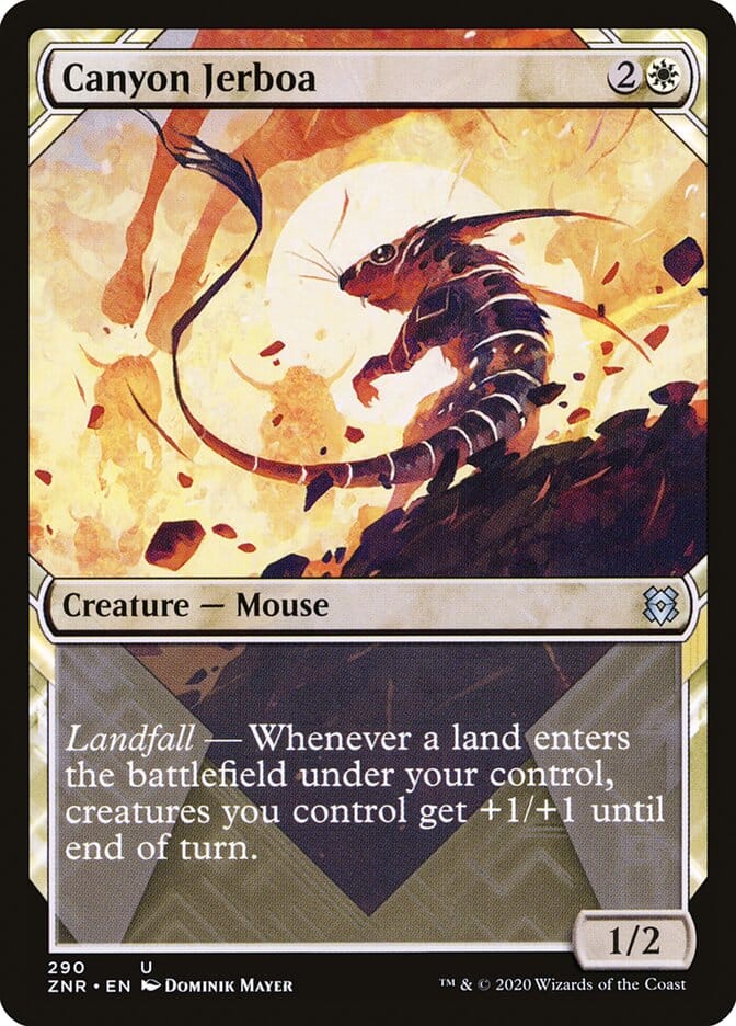 Canyon Jerboa (Showcase) [Zendikar Rising] MTG Single Magic: The Gathering  | Multizone: Comics And Games