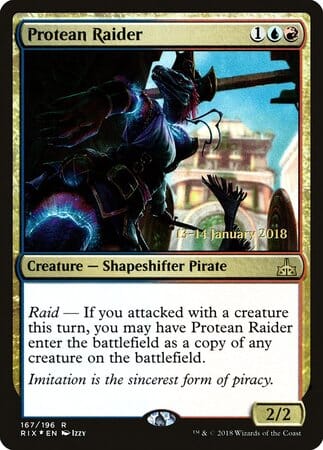 Protean Raider [Rivals of Ixalan Promos] MTG Single Magic: The Gathering  | Multizone: Comics And Games