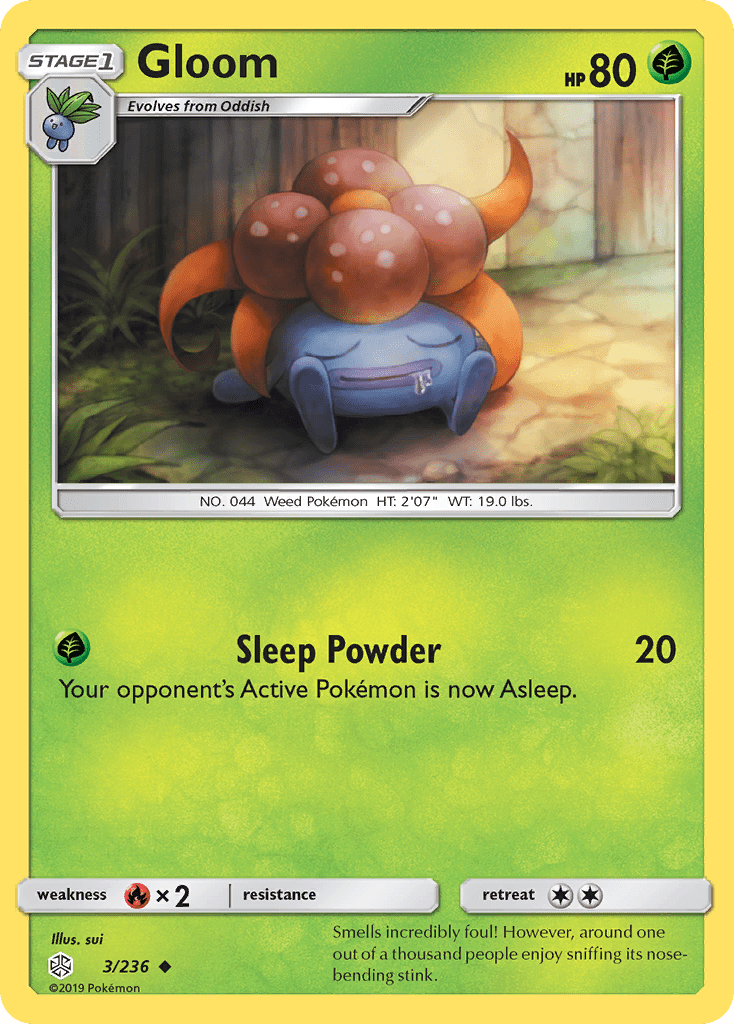 Gloom (3/236) [Sun & Moon: Cosmic Eclipse] Pokemon Single Pokémon  | Multizone: Comics And Games