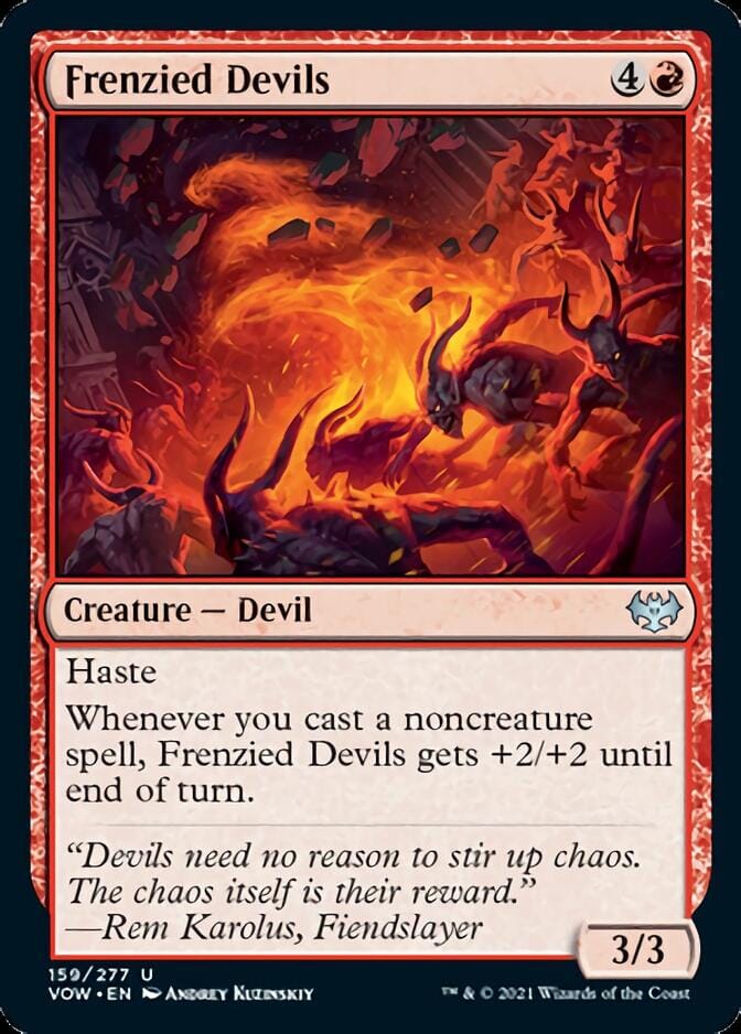 Frenzied Devils [Innistrad: Crimson Vow] MTG Single Magic: The Gathering  | Multizone: Comics And Games