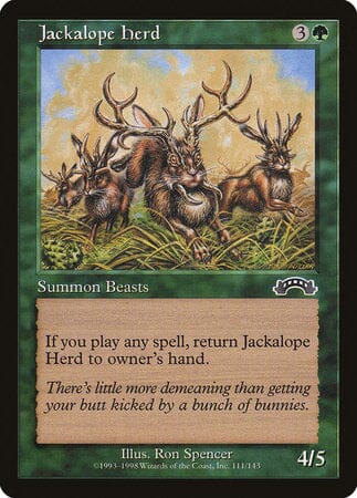 Jackalope Herd [Exodus] MTG Single Magic: The Gathering  | Multizone: Comics And Games