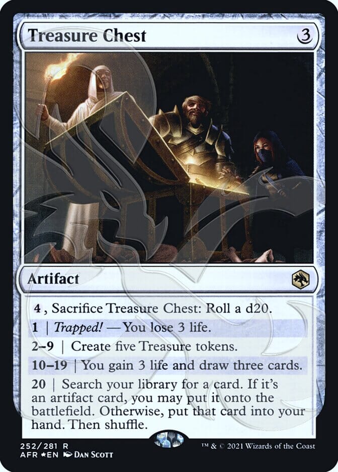 Treasure Chest (Ampersand Promo) [Dungeons & Dragons: Adventures in the Forgotten Realms Promos] MTG Single Magic: The Gathering  | Multizone: Comics And Games