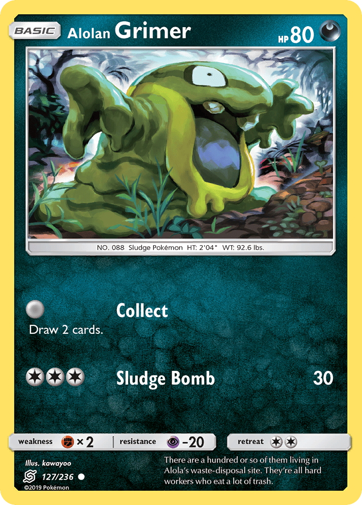 Alolan Grimer (127/236) [Sun & Moon: Unified Minds] Pokemon Single Pokémon  | Multizone: Comics And Games