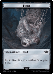 Tentacle // Food (0024) Double-Sided Token (Surge Foil) [The Lord of the Rings: Tales of Middle-Earth Tokens] MTG Single Magic: The Gathering  | Multizone: Comics And Games