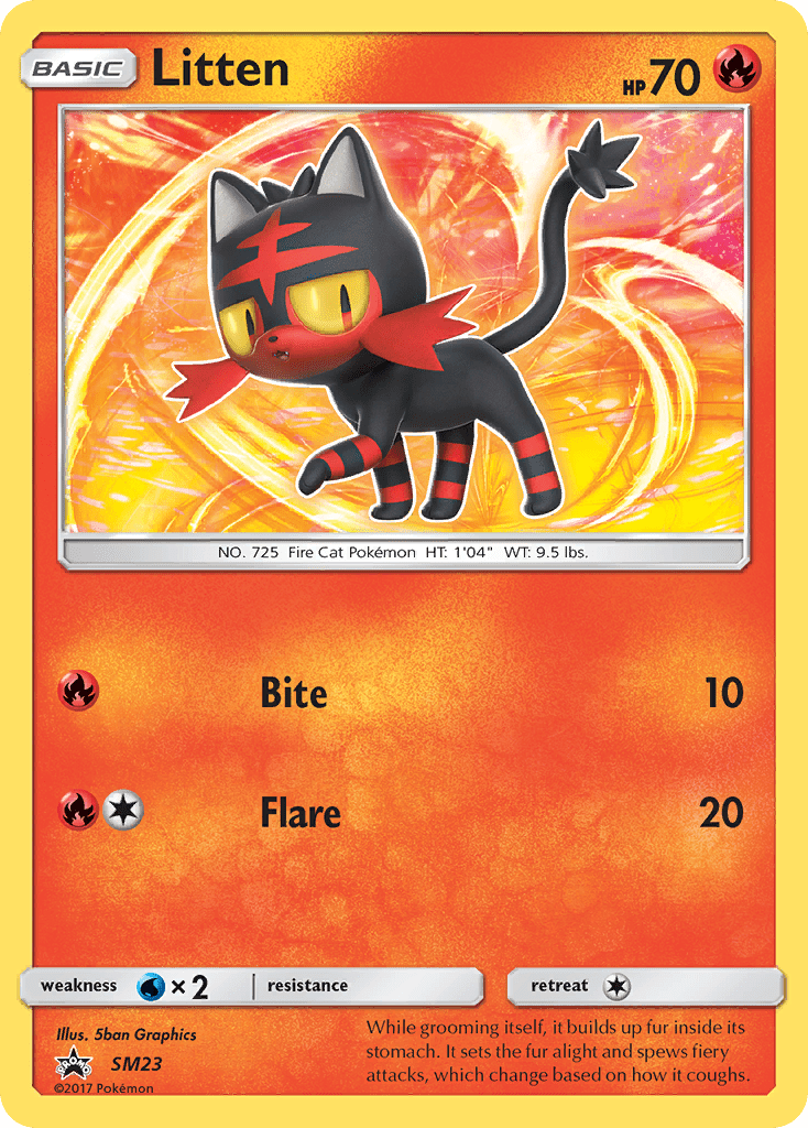 Litten (SM23) [Sun & Moon: Black Star Promos] Pokemon Single Pokémon  | Multizone: Comics And Games