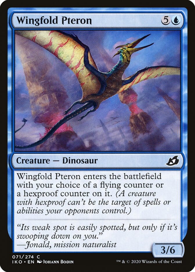 Wingfold Pteron [Ikoria: Lair of Behemoths] MTG Single Magic: The Gathering  | Multizone: Comics And Games