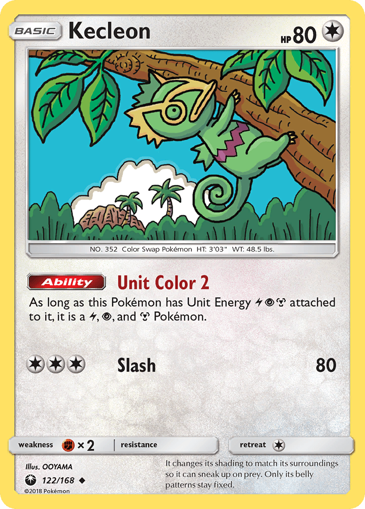 Kecleon (122/168) [Sun & Moon: Celestial Storm] Pokemon Single Pokémon  | Multizone: Comics And Games