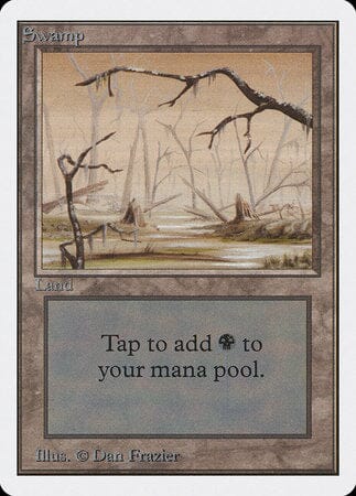 Swamp (B) [Unlimited Edition] MTG Single Magic: The Gathering  | Multizone: Comics And Games