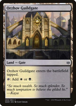 Orzhov Guildgate [War of the Spark] MTG Single Magic: The Gathering  | Multizone: Comics And Games