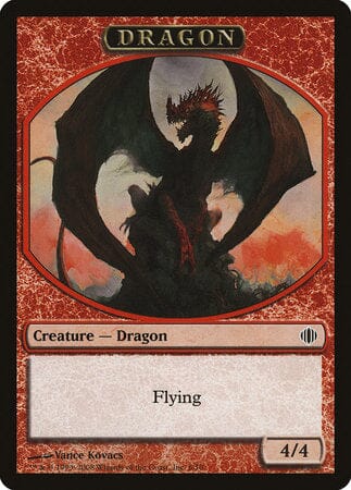 Dragon Token [Shards of Alara Tokens] MTG Single Magic: The Gathering  | Multizone: Comics And Games